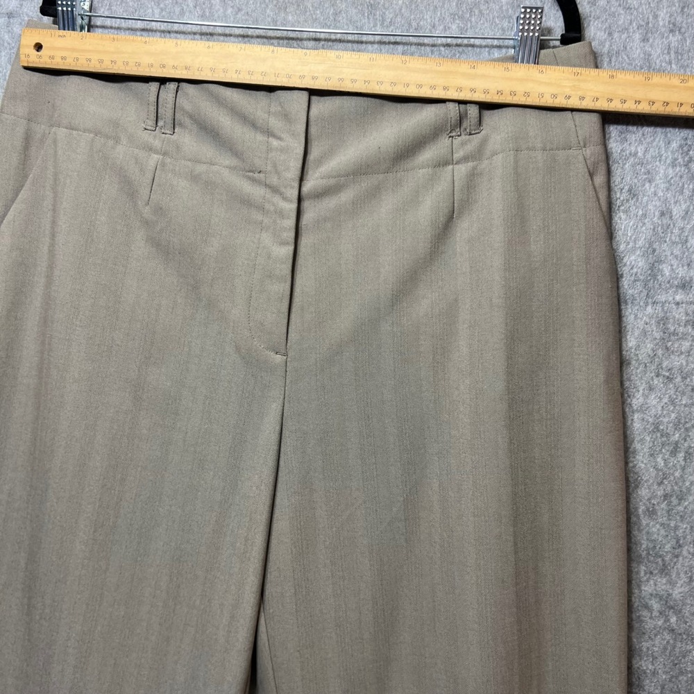 East 5th Wide Leg‎ Herringbone Career Dress Pants Size 16 Business Trousers - Picture 2 of 9
